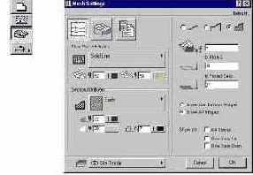 Установка параметров местности в Mesh Tool
