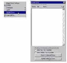 Расположение зоны с использованием метода полилиний