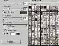 Установка типа 3D-штриховки для материала