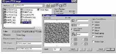 Установка текстуры для материалов