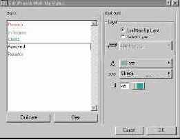 Создание стиля метки