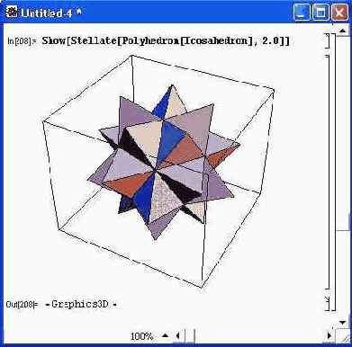 Построение звездчатой формы полиэдра