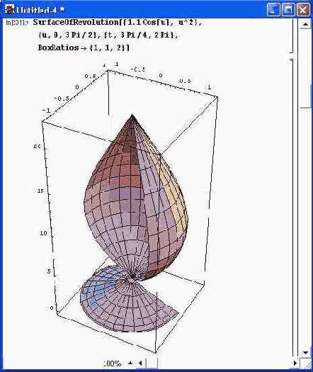 Построение яйца с вырезом