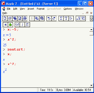 ������� ��������, ��� ������� restart 