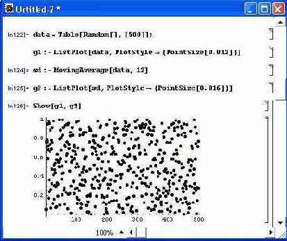 ����������� ������ � DataSmoothing