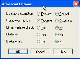 ���������� ���� Advanced Options