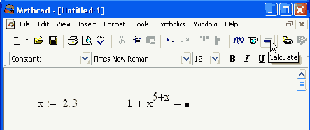 Чтобы запустить вычисления в ручном режиме, нажмите кнопку Calculate