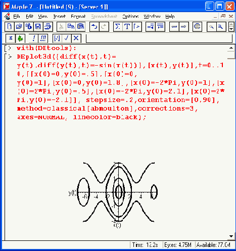 ������� DEplotSd �� ������ DEtools