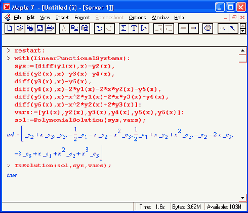 LinearFunctionalSystems