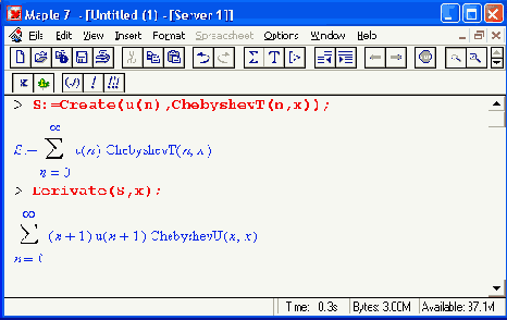 ����� ��� ������ � ������ ������������� ����������� OrthogonalSeries