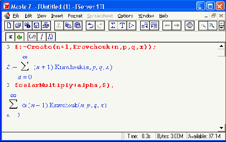 ����� ��� ������ � ������ ������������� ����������� OrthogonalSeries