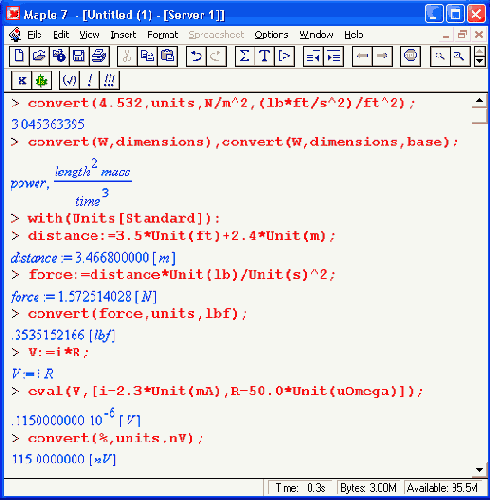 ����� ��������� ���������� � ���������� ���������� Units