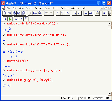 ����������� � ������� ������� subs � subsop