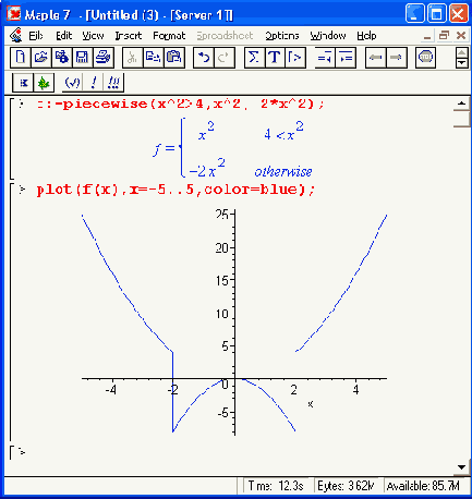 ������� ������� ���������� ������� piecewise