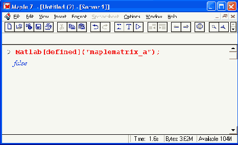 ������� ��������� �������� ������ ���������� Matlab