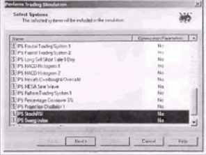 �������� ������� New Simulation, ������������� 