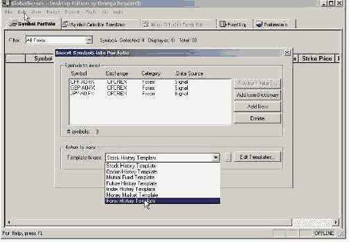 ������������� Forex History Template