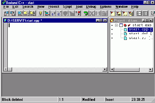 ����������������. Borland C++ 5.02 ���������������� �������� ����.