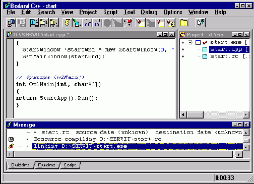 ����������������. Borland C++ 5.02 ���������������� �������� ����.