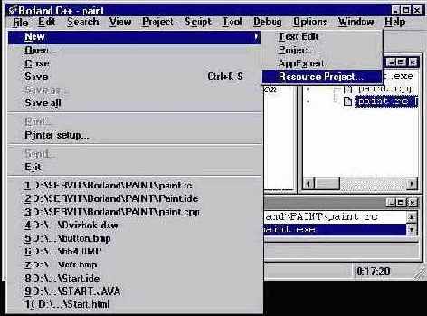 ����������������. Borland C++ 5.02 ������� � �����������.
