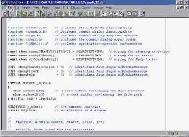 ������ � ����� ���� WINDOWS