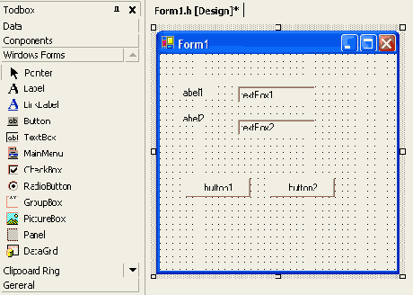 ������������ Windows Forms (����� Windows)