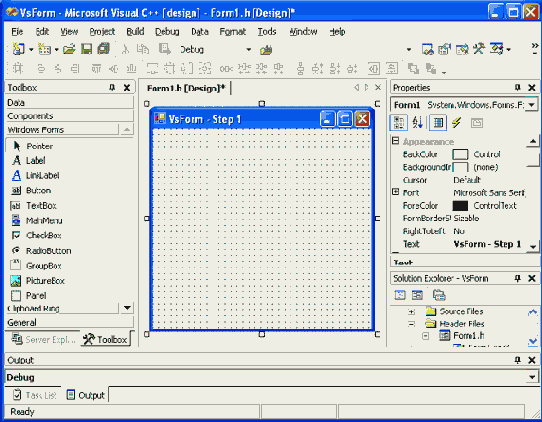 ���� ������������ (Design window) � ���� ���� (Code window)