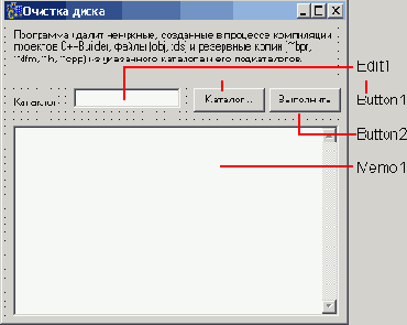 Форма программы