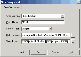 Начало работы над новым компонентом