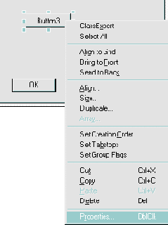 Создание своей кнопки в окне программы.