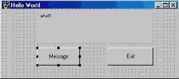 Hello World � ���������� GUI