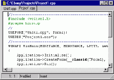 �������� ���������� � �++ Builder