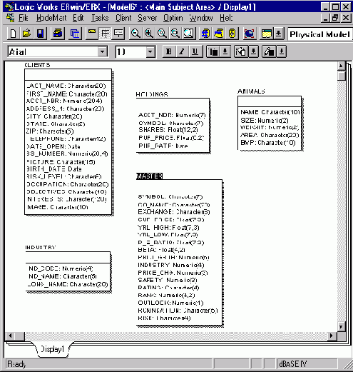 ������� �������������� ������ � �������������� CASE-�������