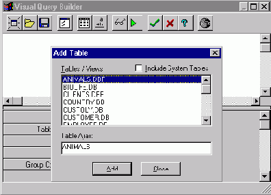 Visual Query Builder