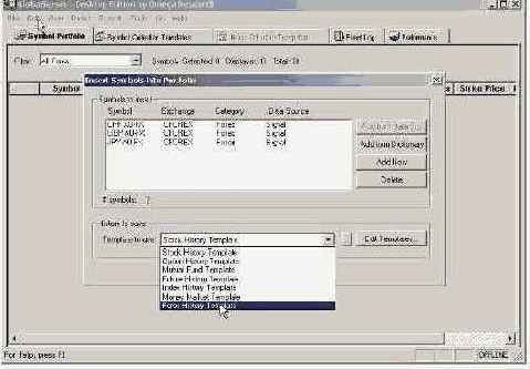 ������������� Forex History Template