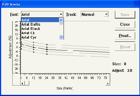 ���������� ���� Edit tracks