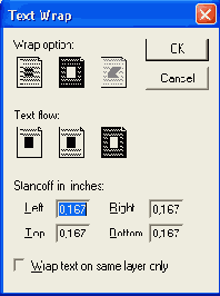 ��������� ������� ������� � ����������� �� ��������� ������������� Wrap option