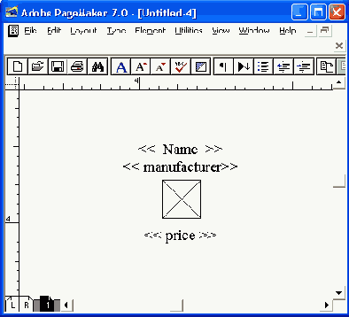 ������� Data Merge: a � ������, � � � ����������� ������ ���� � �������� ����