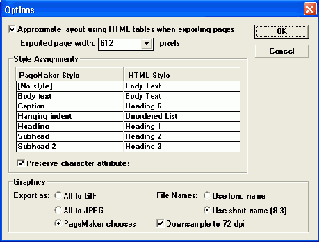 �������� ������ ��������� ��� �������� ���������� � ������� HTML