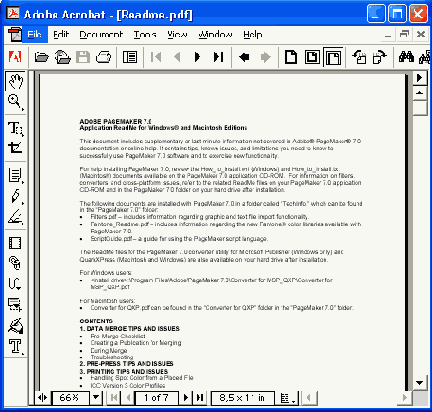 ������� Hyperlinks ����������� ���� PDF Options
