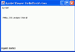������ HelloWorld � ���� ��������� appietviewer