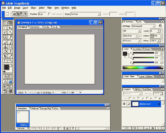 ���� ��������� ImageReady ����� ���� 