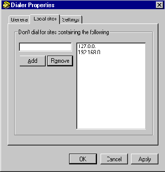 ��������� Local sites