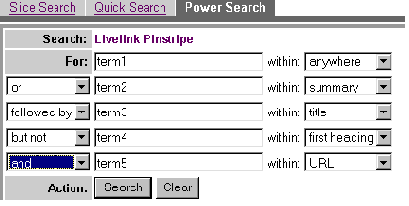 Проблема N 2: язык поисковых запросов