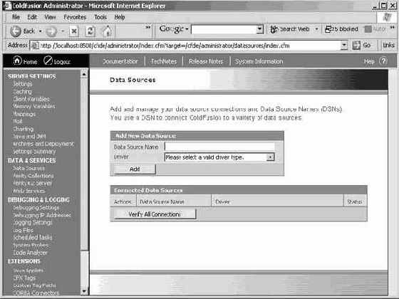 ������������� ColdFusion (��������� ��� ��������� ���������� ColdFusion)