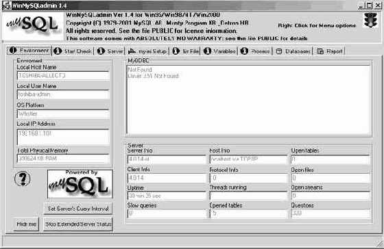��������� � ������ MySQL ��� Windows