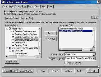 ����������� ����������� Crystal Reports ����� 