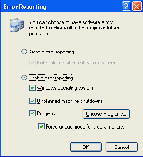 ���� Error Reporting