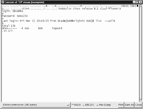 ���������������� �������� Ethereal
