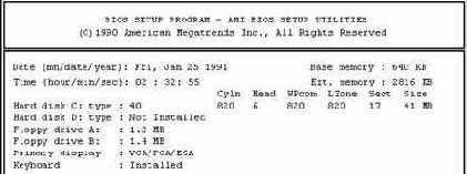 �������� ���������� BIOS